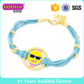 Bracelet en gros Emoji corde pour les filles